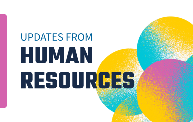 image of the People Proposition Graphic that reads "Updates from Human Resources"