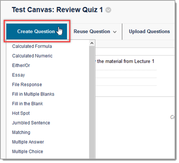 create question