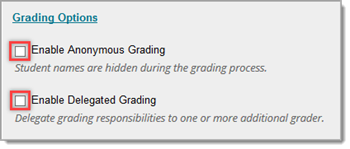 grading options