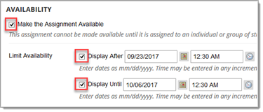 availability