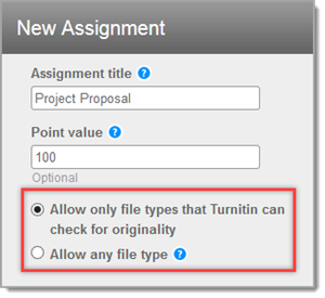 Turnitin points