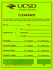 Green clearance card