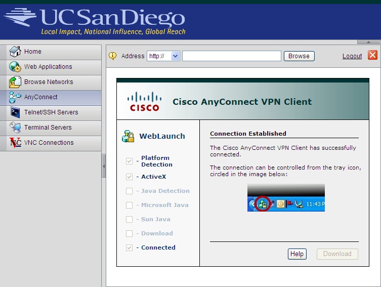 cisco anyconnect vpn client linux 64-bit
