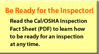 Be Ready for the Inspector!