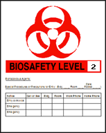 Biosafety Level Sign