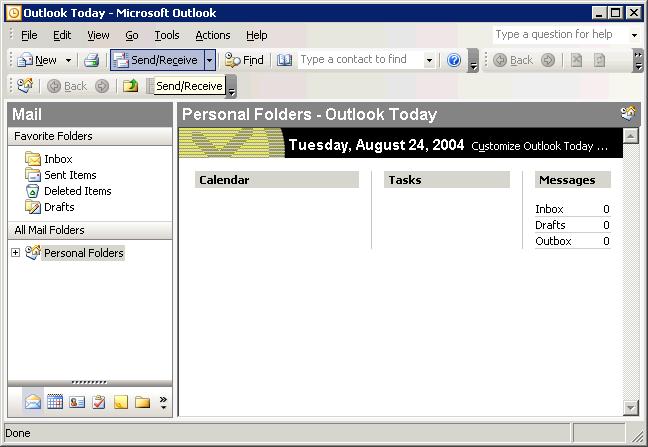 WINDOWS OUTLOOK 2003 windows outlook 2003: