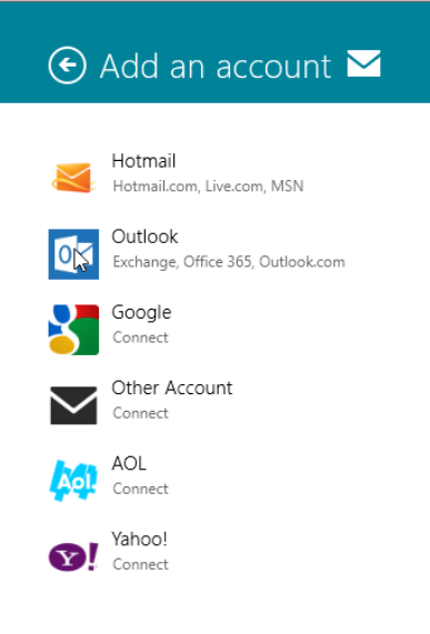 Windows 8 Imap Mail Setup
