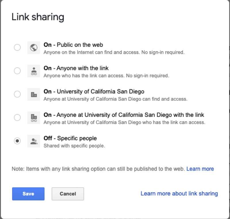Link Sharing