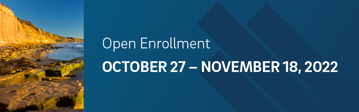 Open Enrollment: October 29 through November 24, 2020