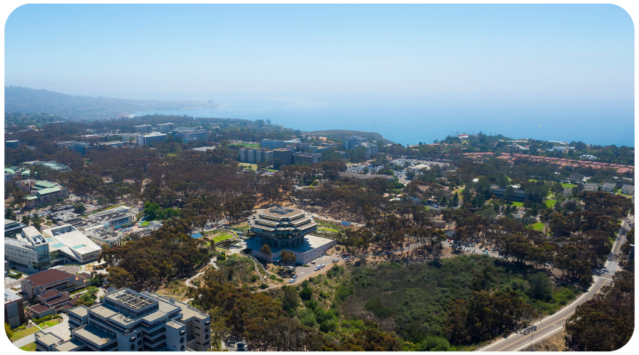 View of UC San Diego Campus