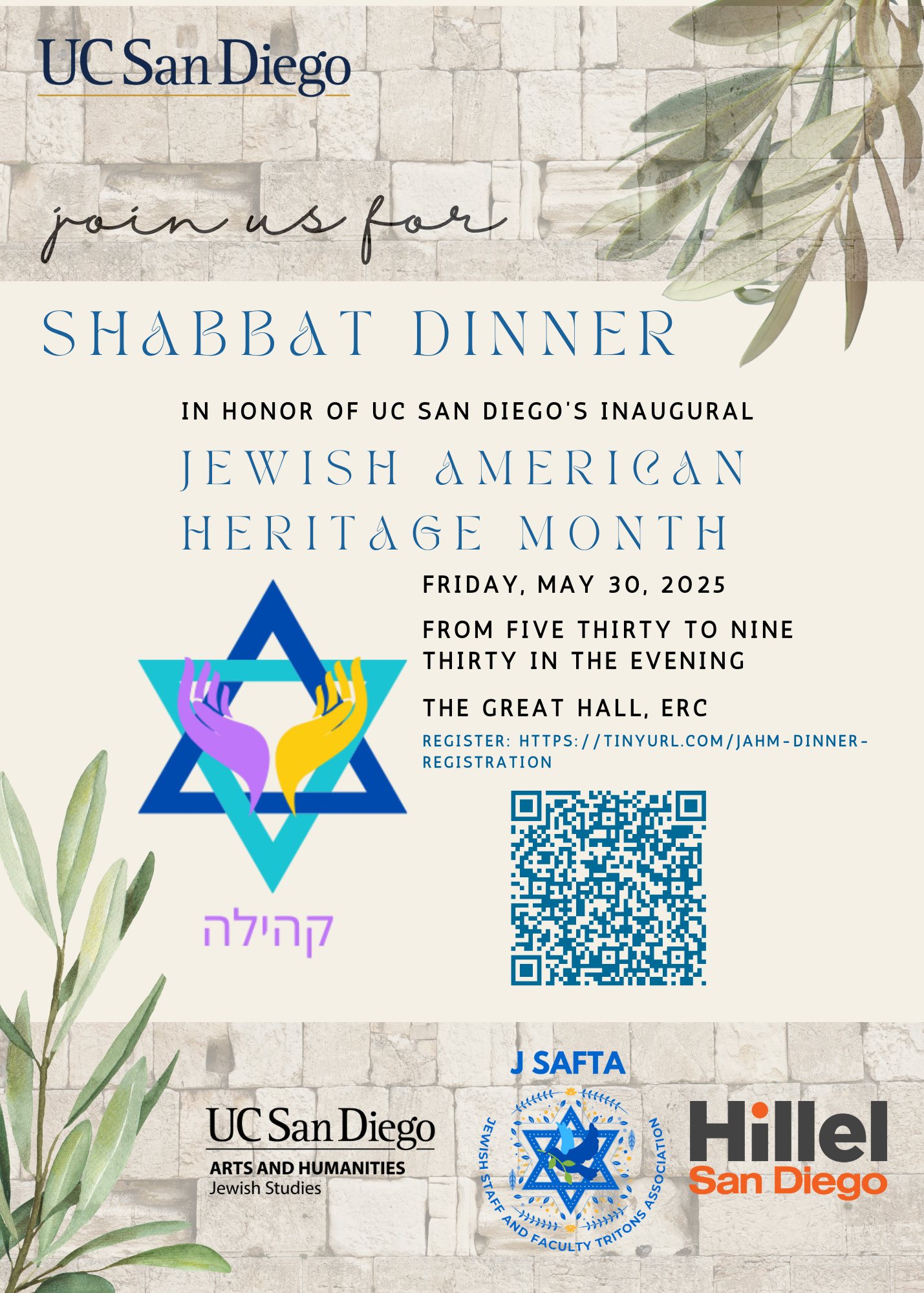 JAHM SHABBAT DINNER
