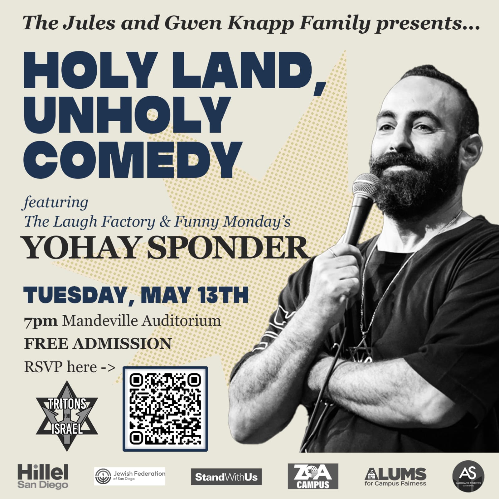 Comedian Yohay Sponder
