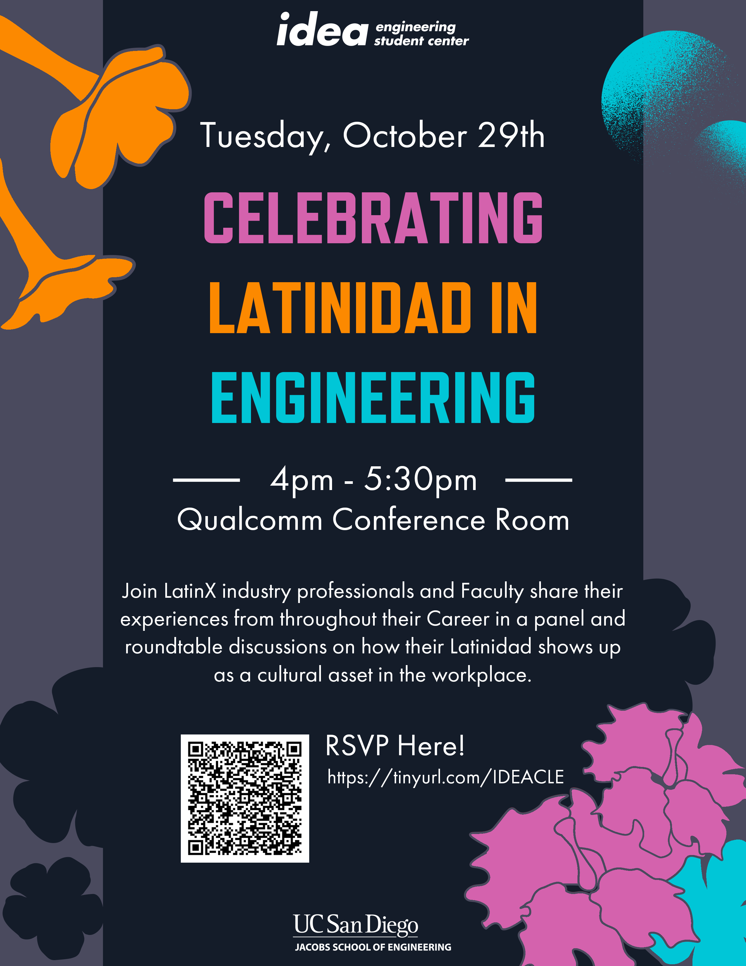 Celebrating Latinidad in Engineering flyer