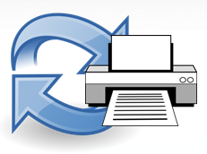 Printer refresh logo