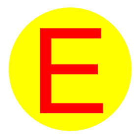 emergency access "E" logo