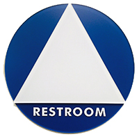 gender inclusive restroom sign