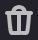 A screenshot of the trash icon in the Kaltura Capture annotations window.