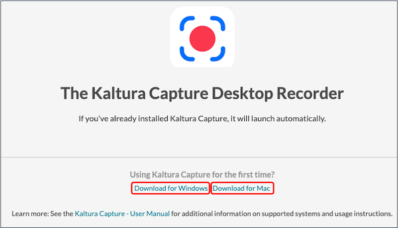 kaltura capture download mac