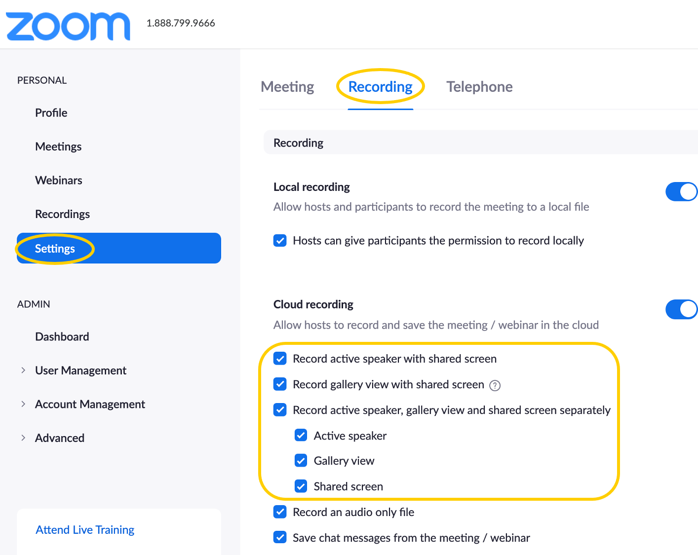 how to find zoom recordings