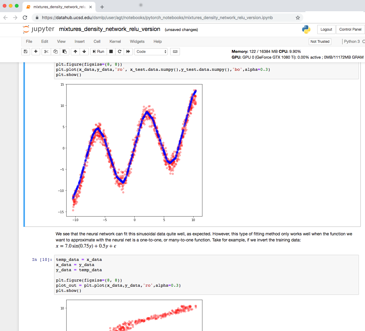 Notebook store machine learning