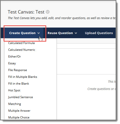 create question