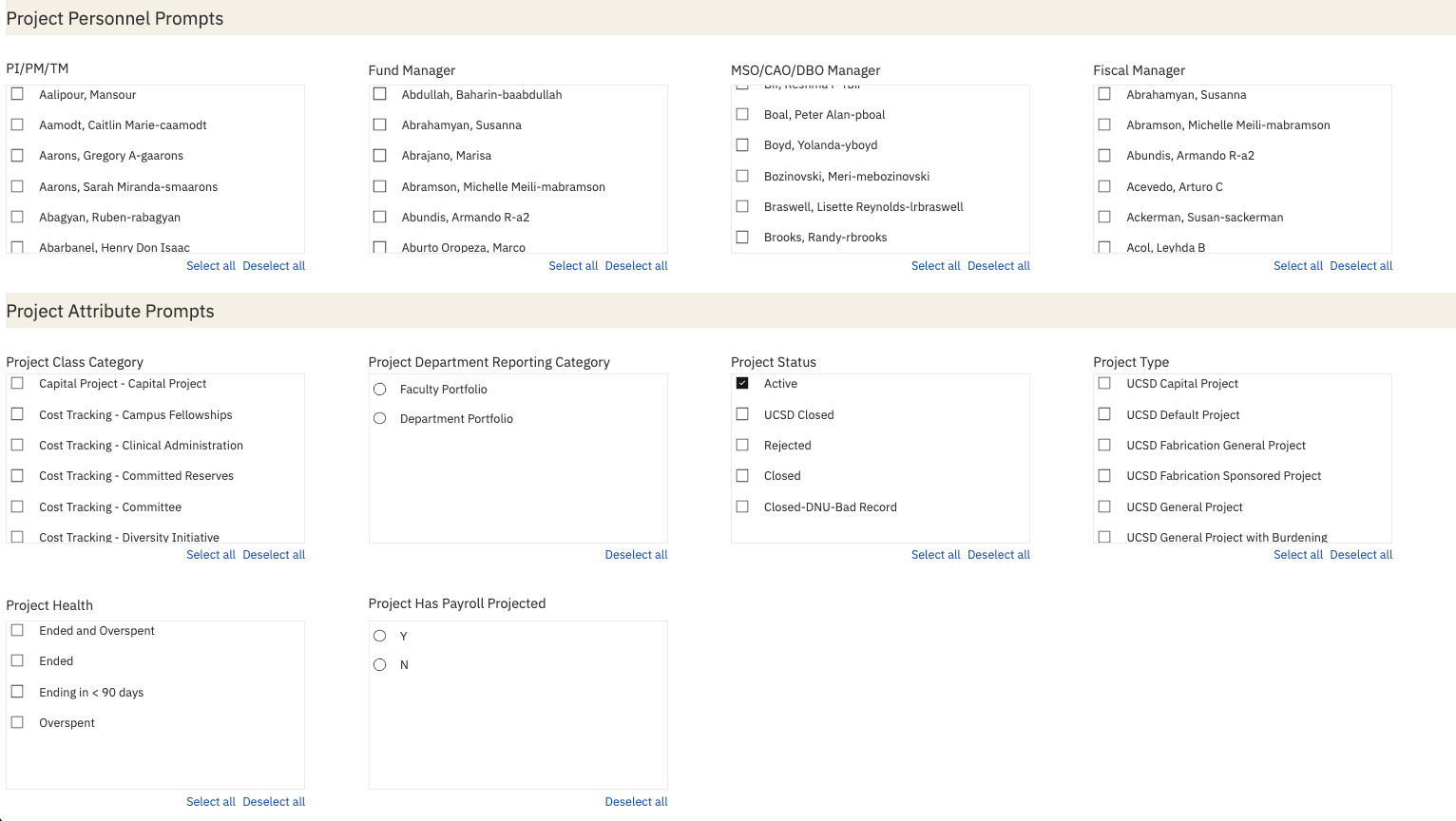 Project Management Dashboard