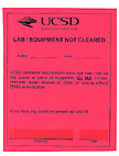 Red clearance tag
