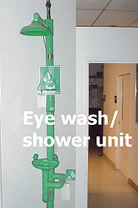 Emergency shower and eye wash