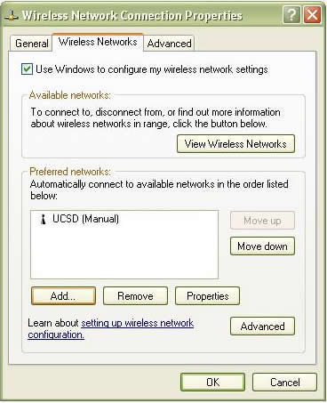 Show Wireless Networks Vista