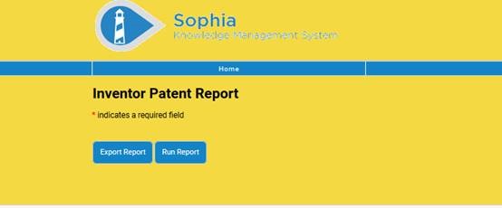 Sophia Inventor Dashboard Custom Reports Options