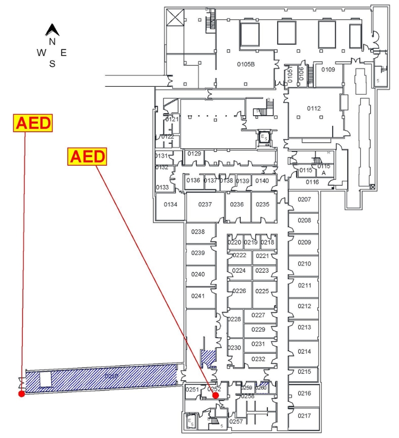 Biomedical Research Facility AED