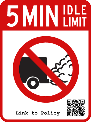 Diesel Idling Sticker