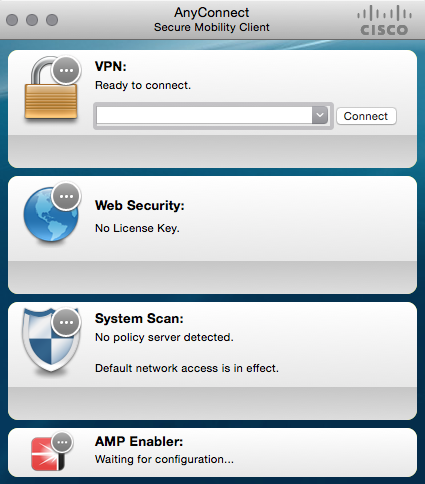 Cisco anyconnect secure mobility client windows