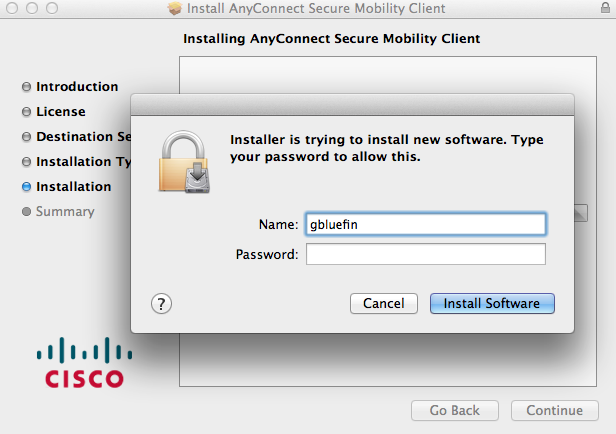 cisco anyconnect secure mobility client mac big sur