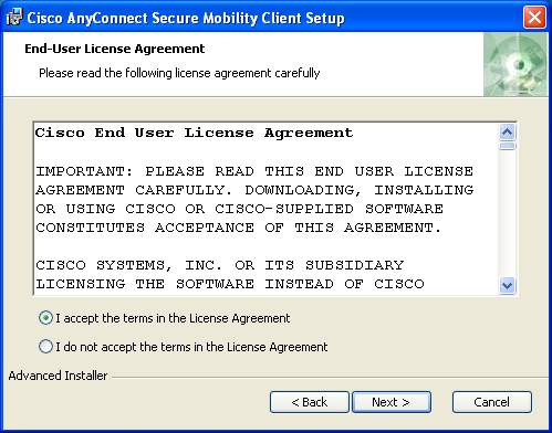 Cisco Secure Services Client Vista