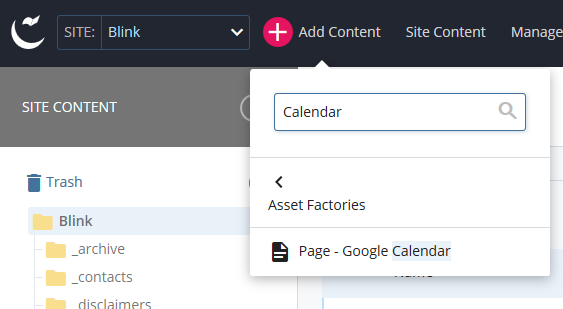 Add Content Calendar Screenshot