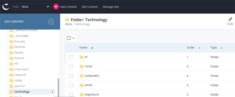 Select a folder screen shot