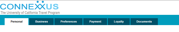 connexxus navigation tabs