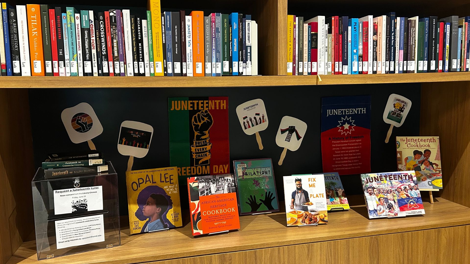 Library Juneteenth Celebratory Display