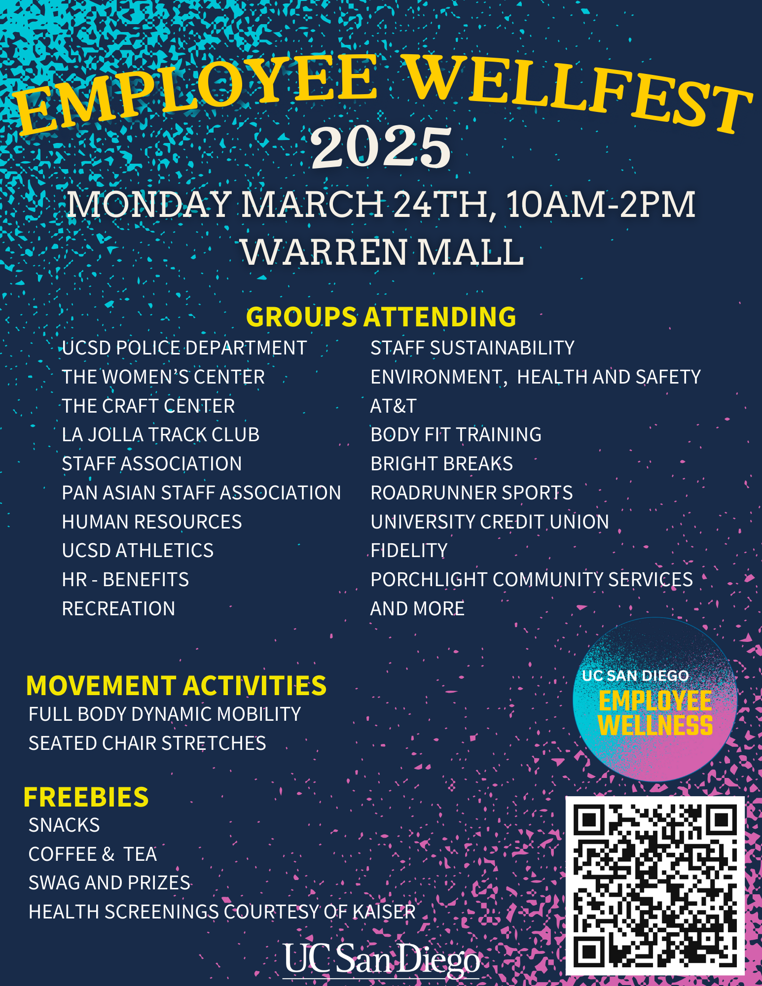 employee wellfest 2025 flyer 