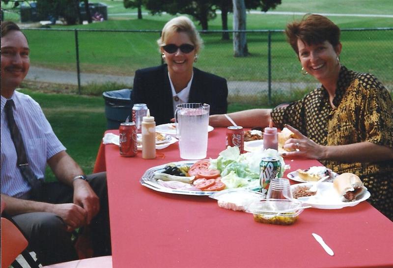 Sheryl at a bbq