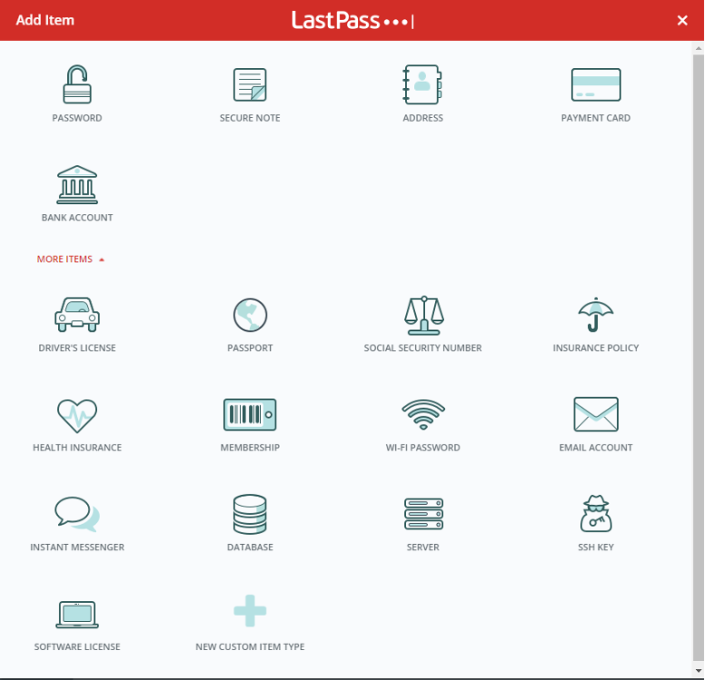 LastPass page